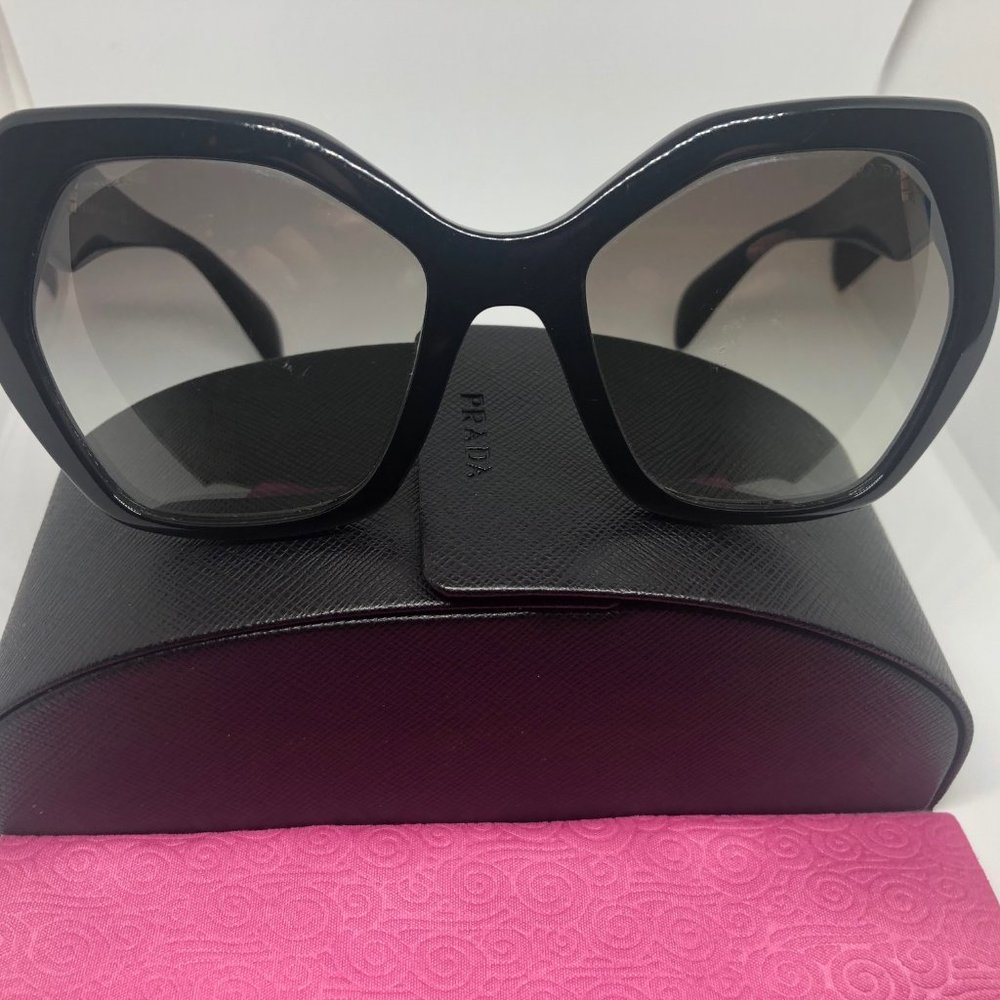 Prada Milano SPR16R 56-19 1AB-OA7-2N Black Frame